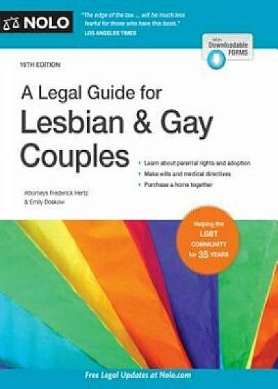 A Legal Guide for Lesbian & Gay Couples, Paperback/Frederick Hertz