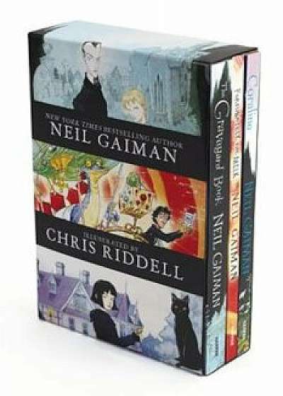 Neil Gaiman/Chris Riddell 3-Book Box Set: Coraline; The Graveyard Book; Fortunately, the Milk, Paperback/Neil Gaiman