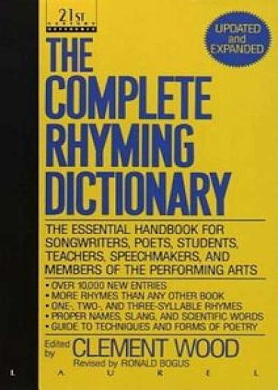 The Complete Rhyming Dictionary, Paperback/Clement Wood