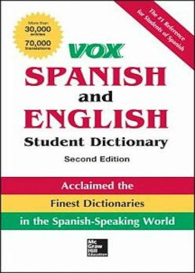 Vox Spanish and English Student Dictionary, Hardcover/Vox
