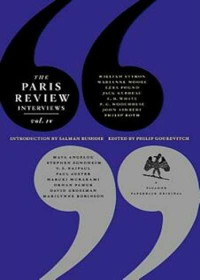 The Paris Review Interviews, IV, Paperback/The Paris Review