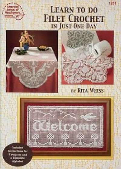 Learn to Do Filet Crochet in Just One Day, Paperback/Annie's