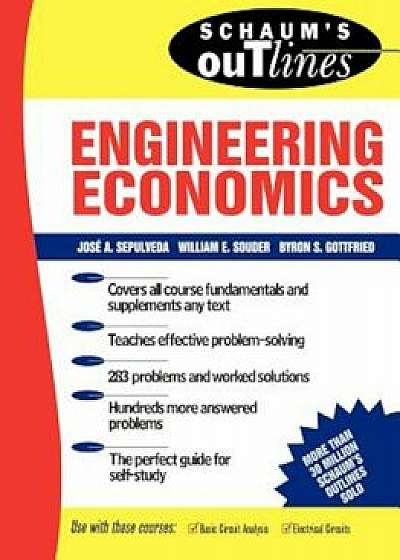Schaum's Outline of Theory and Problems of Engineering Economics, Paperback/Jose A. Sepulveda