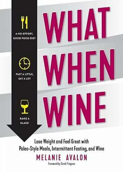 What When Wine: Lose Weight and Feel Great with Paleo-Style Meals, Intermittent Fasting, and Wine, Paperback/Melanie Avalon