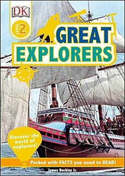 DK Readers L2: Great Explorers, Paperback/James Buckley
