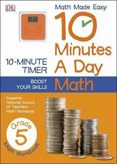 10 Minutes a Day: Math, Fifth Grade, Paperback/DK Publishing