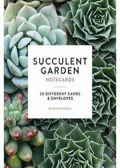 Succulent Garden Notecards, Hardcover/Edyta Szyszlo