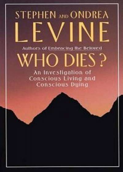 Who Dies': An Investigation of Conscious Living and Conscious Dying, Paperback/Stephen Levine