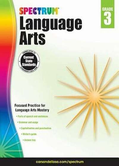 Spectrum Language Arts, Grade 3, Paperback/Spectrum
