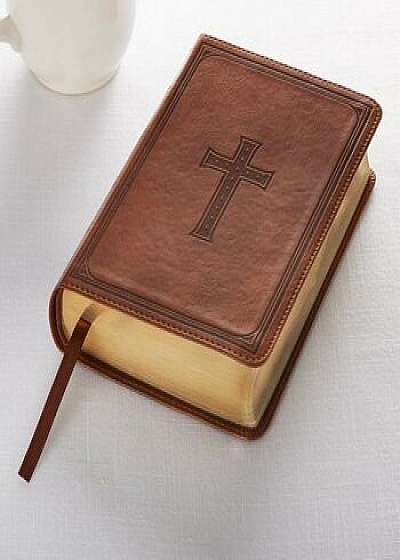 KJV Compact Large Print Lux-Leather Tan, Hardcover/***