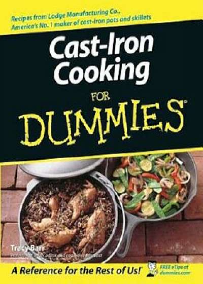 Cast-Iron Cooking for Dummies, Paperback/Tracy Barr