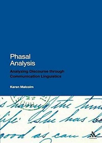 Coperta cărții Phasal Analysis, Paperback/Karen Malcolm de Karen Malcolm