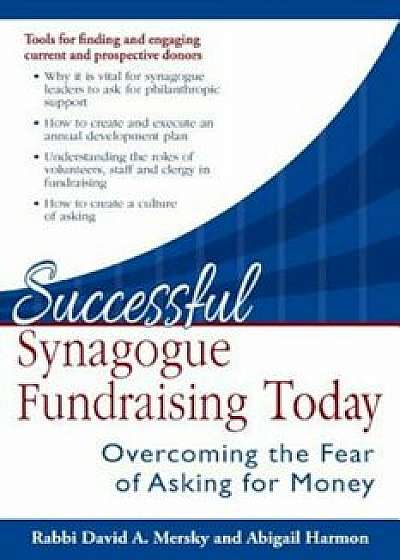 Successful Synagogue Fundraising Today: Overcoming the Fear of Asking for Money, Paperback/David a. Mersky