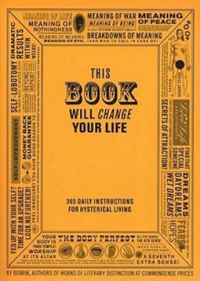 Coperta cărții This Book Will Change Your Life, Paperback/Ben Carey