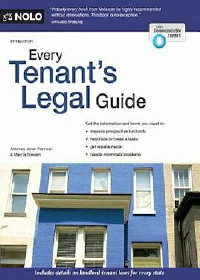 Every Tenant's Legal Guide, Paperback/Janet Portman