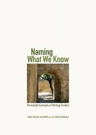 Naming What We Know: Threshold Concepts of Writing Studies, Paperback/Linda Adler-Kassner
