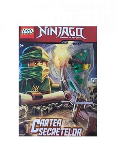 Lego Ninjago Cartea secretelor (carte jurnal + jucărie + lacăt + 2 chei)