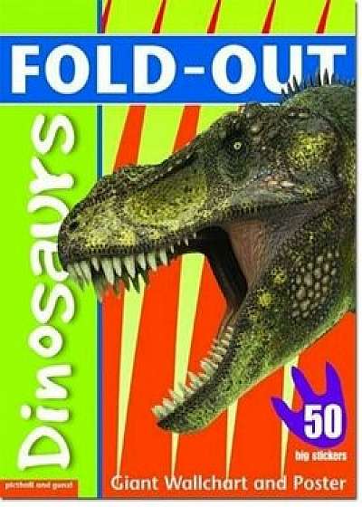 Fold-Out Poster Sticker Dinosaurs/Dominic Zwemmer