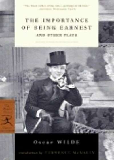 The Importance of Being Earnest and Other Plays, Paperback/Oscar Wilde