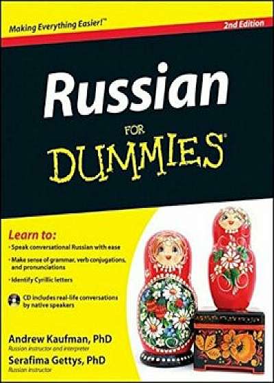 Russian for Dummies 'With CD (Audio)', Paperback/Andrew Kaufman