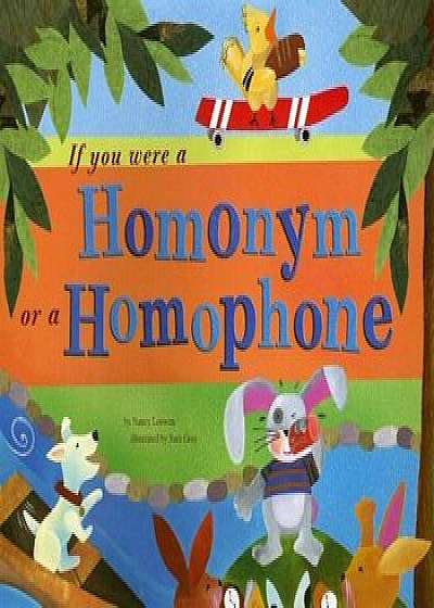 If You Were a Homonym or a Homophone, Paperback/Nancy Loewen