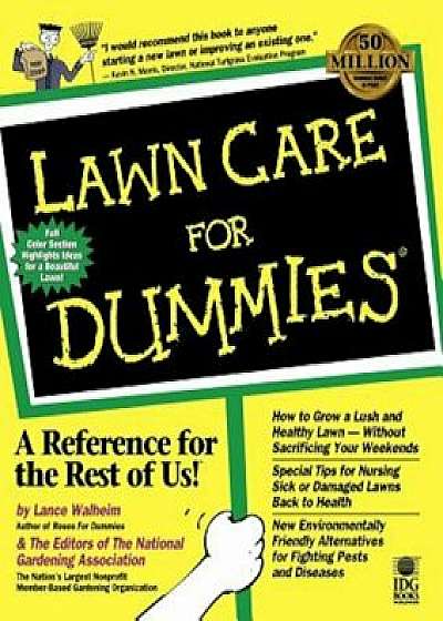 Lawn Care for Dummies., Paperback/Lance Walheim