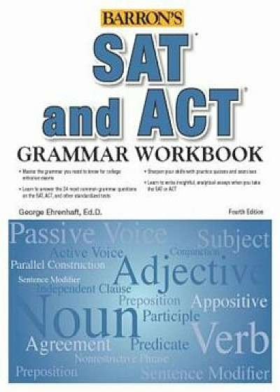 SAT and ACT Grammar Workbook, Paperback/George Ehrenhaft