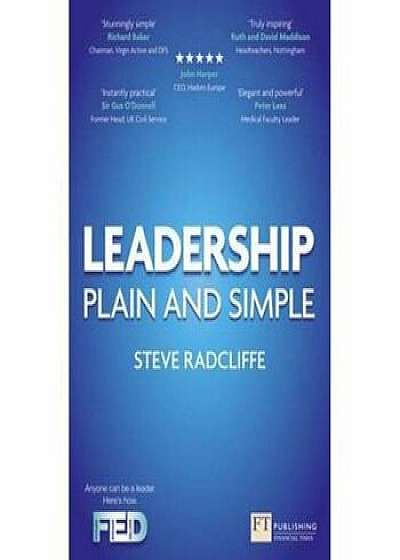 Leadership.Plain and Simple. Plain and Simple (2nd Edition) (Financial Times Series)/Steve Radcliffe