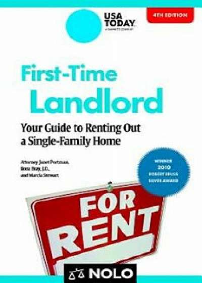 First-Time Landlord: Your Guide to Renting Out a Single-Family Home, Paperback/Janet Portman