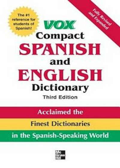 Vox Compact Spanish and English Dictionary, Hardcover/Vox