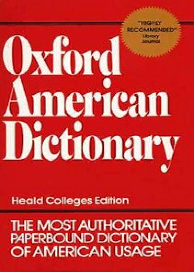Coperta cărții Oxford American Dictionary, Paperback/Eugene Ehrlich de Eugene Ehrlich
