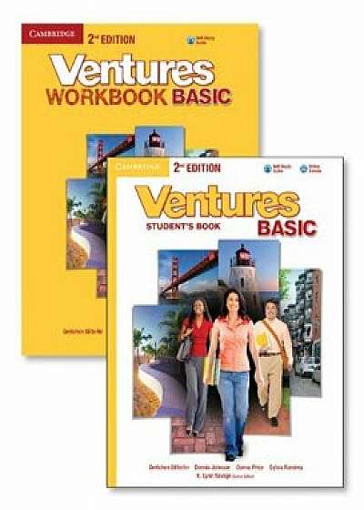 Ventures Basic Value Pack (Student's Book with Audio CD and Workbook with Audio CD), Hardcover (2nd Ed.)/Gretchen Bitterlin