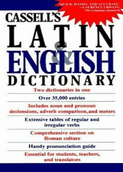 Coperta cărții Cassell's Concise Latin and English Dictionary, Paperback/D. P. Simpson de D. P. Simpson