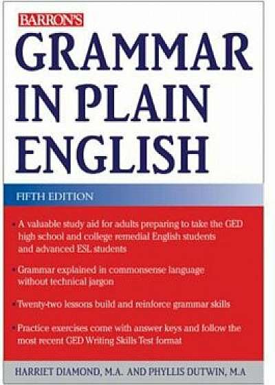 Grammar in Plain English, Paperback/Harriet Diamond