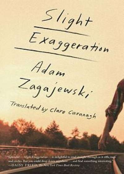 Slight Exaggeration: An Essay, Paperback/Adam Zagajewski