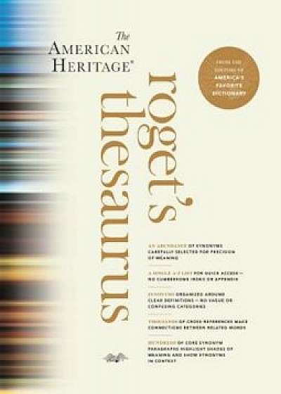 The American Heritage Roget's Thesaurus, Hardcover/Editors American Heritage Dictionaries