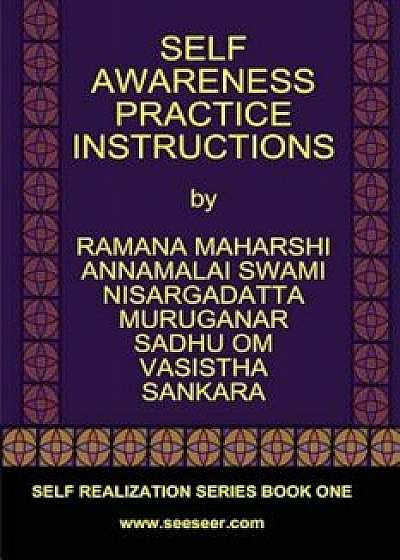 Self Awareness Practice Instructions: Self Realizaation Series, Book One, Paperback/Bhagavan Sri Ramana Maharshi
