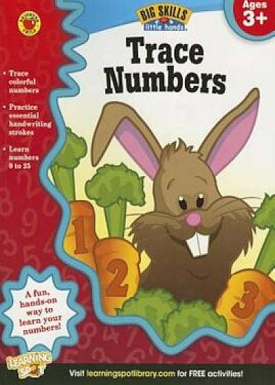 Trace Numbers, Ages 3 - 5, Paperback/Brighter Child