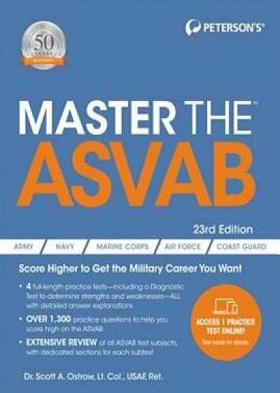 Master the ASVAB, Paperback/Peterson's