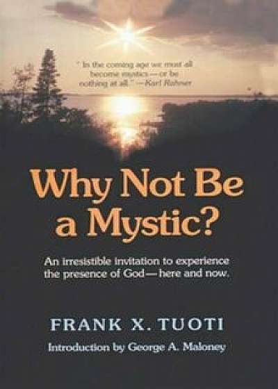 Coperta cărții Why Not Be a Mystic: An Irresistible Invitation to Experience the Presence of God Here and Now, Paperback/Frank Tuoti