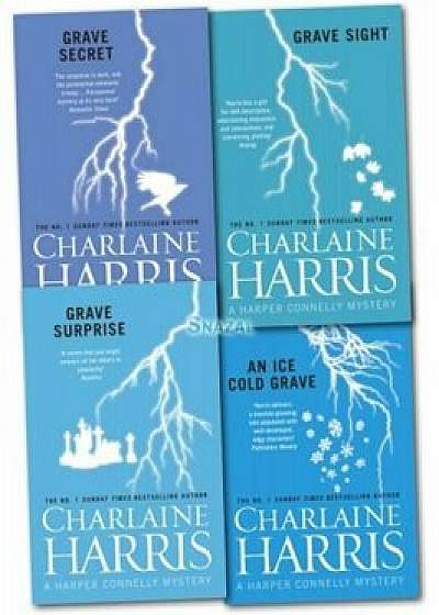 Charlaine Harris 4 Books Collection Set Pack Harper Connelly Mysteries Series/***