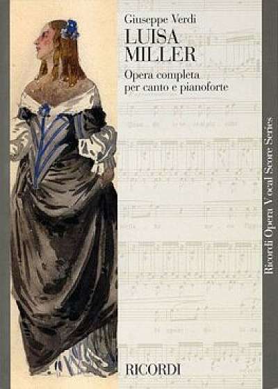 Luisa Miller: Vocal Score, Paperback/Giuseppe Verdi