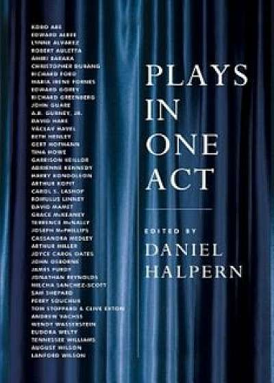 Plays in One Act, Paperback/Dan Halpern