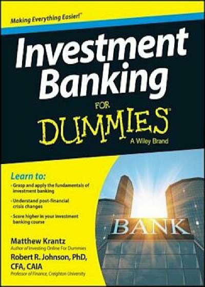 Investment Banking for Dummies, Paperback/Matt Krantz