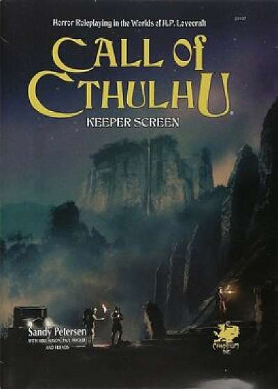 Call of Cthulhu Keeper Screen: Horror Roleplaying in the Worlds of H.P. Lovecraft, Hardcover/Sandy Petersen