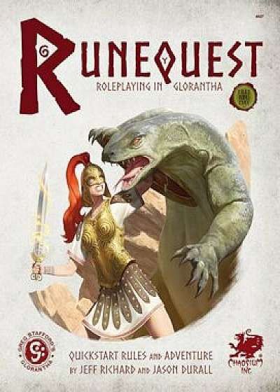 Runequest: Roleplaying in Glorantha Quick Start, Paperback/Jason Durall