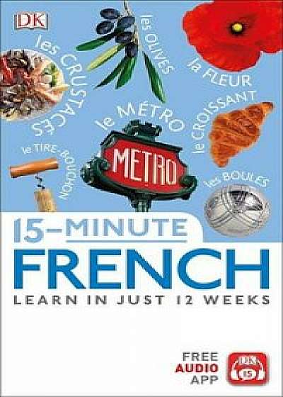 15-Minute French, Paperback/DK