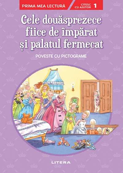 Coperta cărții Cele douăsprezece fiice de împărat și palatul fermecat. Poveste cu pictograme (nivelul 1)