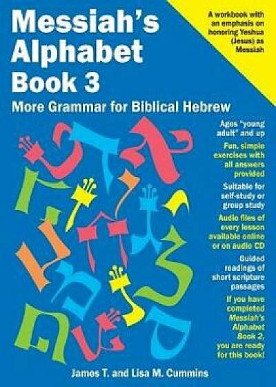 Messiah's Alphabet Book 3: More Grammar for Biblical Hebrew, Paperback/James T. Cummins