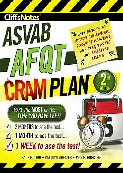 Cliffsnotes ASVAB Afqt Cram Plan 2nd Edition, Paperback/Pat Proctor
